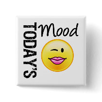 Today's Mood Emoticon Flirty buttons