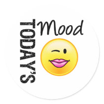 Today's Mood Emoticon Flirty stickers