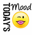 Today's Mood Emoticon Flirty t-shirts