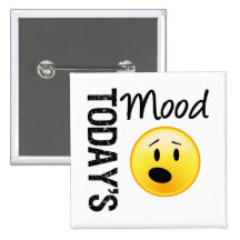 Today's Mood Emoticon OMG Button
