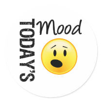 Today's Mood Emoticon OMG stickers