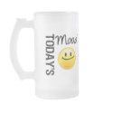 Today's Mood Emoticon Satisified mugs