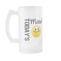 Today's Mood Emoticon Satisified mugs