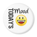 Today's Mood Emoticon Toothy Smile magnets