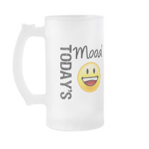 Today's Mood Emoticon Toothy Smile mugs