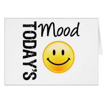 Today's Mood Smile cards by funshirtsforall Today's Mood Smile cards