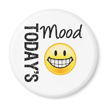 Today's Mood Very Happy Emoticon Fridge Magnets