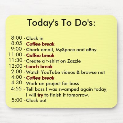 Today's To Do's Mouse Mat by JessicaInSeattle