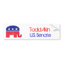 Todd Akin for Senate Bumper Sticker