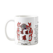 Todd Family Coat of Arms mug