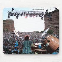 Todd Sucherman behind kit at Red Rocks Mouse Pad mousepads