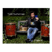 Todd Sucherman Garden Bench "Cheers" Postcard