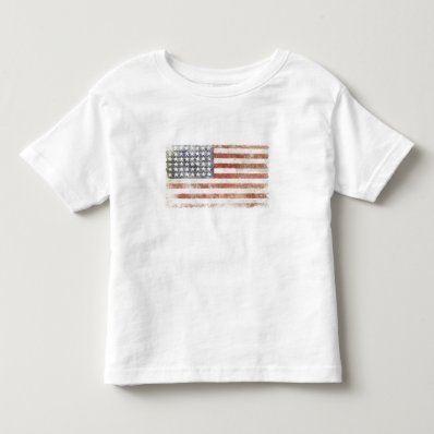 Toddle Tee with Cool USA Flag