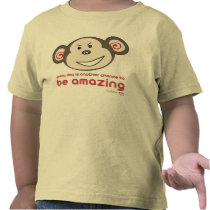 Toddler 'Be Amazing Monkey' T-Shirt