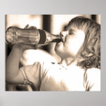 Toddler / Child Drinks in the Sun (2) Posters