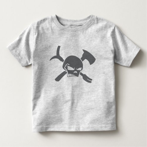 Toddler Firefighter with skull Toddler T-shirt