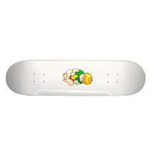 toddler holding chick green shirt.png skateboard