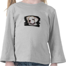 Toddler long sleeve boxer pup shirt