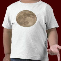 Toddler Moon Shirt Full Moon T-shirt Baby Moon Top t-shirts