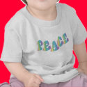 Toddler Peace Rainbow t-shirts by imagefactory Toddler Peace Rainbow t-shirts
