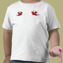 Toddler Swallow Tattoo Shirt by jmzarate Toddler Swallow Tattoo Shirt