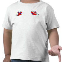 Toddler Swallow Tattoo Shirt by jmzarate Toddler Swallow Tattoo Shirt