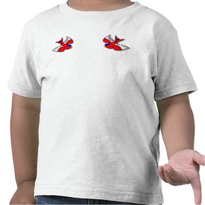 Toddler Swallow Tattoo Shirt by jmzarate. Show off your love of tattoos (or 