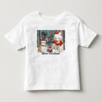 Toddler's Christmas T-shirt by myrtieshuman Toddler's Christmas T-shirt