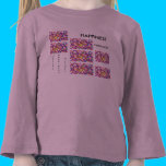Toddler's Long-Sleeved T-Shirt/HAPPINESS