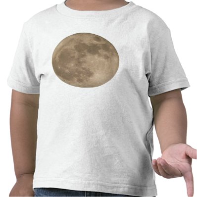 Toddler&#39;s Moon Shirt Baby Full Moon Shirts Gifts