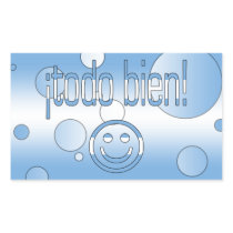 ¡Todo Bien! Argentina Flag Colors Pop Art Rectangle Sticker