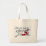 todo lo que usted necesita para Navidad es meee Bolsas Lienzo