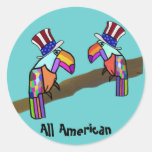 Todos los pegatinas americanos de Toucan