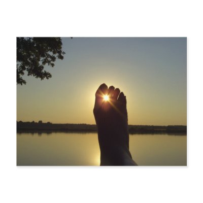 Toe ring post cards by Rainmountain