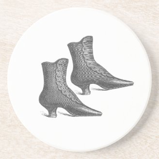 Toe-Tapping Good Time Victorian Dance Party Drink Coasters