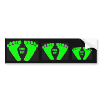 Toe Up Bumber Stickers By:da'vy Bumper Stickers