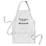 Toes Off! Aprons