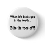 Toes Off! Pinback Button