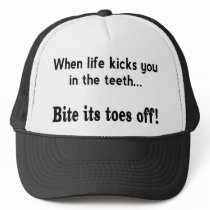 Toes Off! hats
