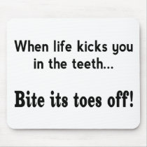 Toes Off! mousepads