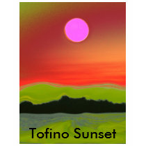Tofino Sunset t-shirts