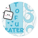 Tofu Eater stickers by AshTrade Tofu Eater stickers