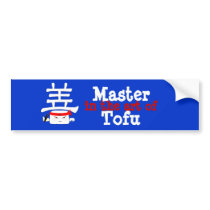 Tofu Master Bumper Sticker