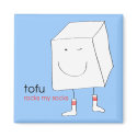 Tofu Rocks My Socks - Magnet magnet