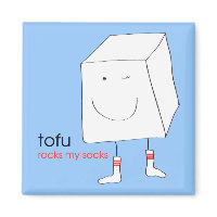 Tofu Rocks My Socks - Magnet magnet