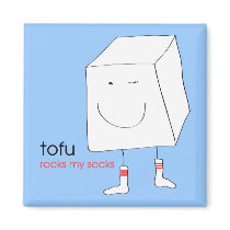Tofu Rocks My Socks - Magnet