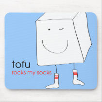 Tofu Rocks My Socks - Mousepad