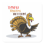 Tofu Thanksgiving Square Sticker