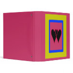 Together Black Hearts The MUSEUM Zazzle Gifts Binder