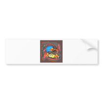 Together fish2 bumper stickers by thelovetouch Together fish2 bumper stickers